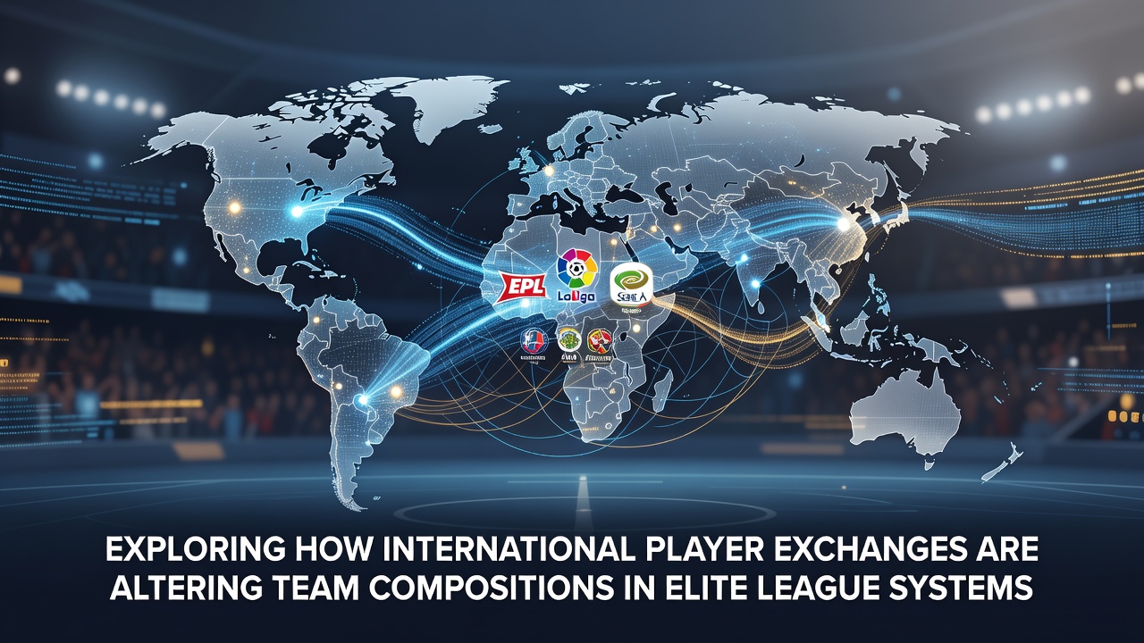 Diverse group of international athletes from various leagues gathered during a team exchange event